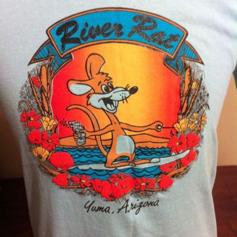 River Rat Shirt, Rat Logo, Rat Shirt, River Rat, Yuma Arizona, Parrot Head, River House, Water Skiing, Rats