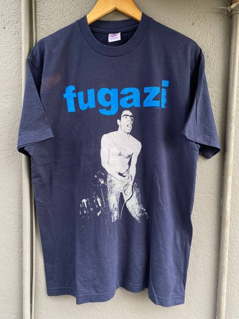 Vintage Vintage Fugazi hardcore-band Rare sz Large | Grailed Fugazi Band, Dream Pie, Vintage Men's Fashion, Fire Clothes, Vintage Band T Shirts, Men's Tops, Japanese Street Fashion, Band Merch, Men Fashion Casual Outfits