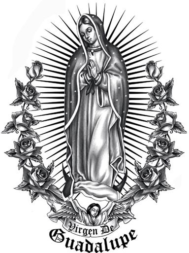 Next tattoo? Virgin Mary Tattoo Design Stencil, Virgin Guadalupe Tattoo, Virgen Mary Tattoo Design, Virgen Mary Wallpaper, Virgin Mary Back Tattoo, Virgin Mary Tattoo For Women, Virgin De Guadalupe Tattoo Ideas, Hispanic Tattoos For Women, Guadalupe Drawing