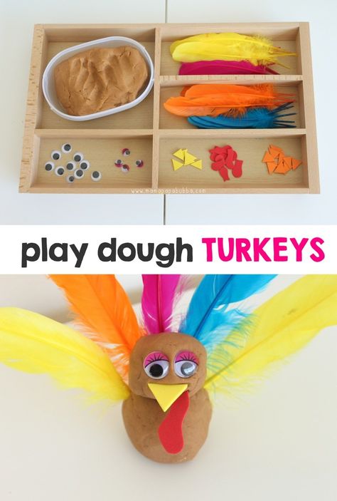 Thanksgiving, For Kids, Thanksgiving Activities For Toddlers, Turkey Images, Thanksgiving Activities, Activities For Toddlers, Play Dough, Dough