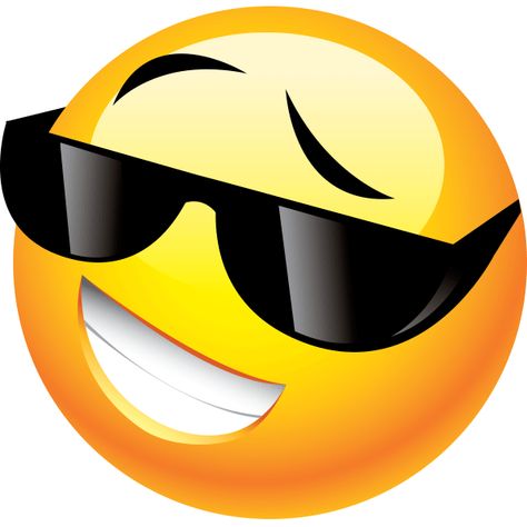 Some smileys are so cool they have to wear shades even at night. Faces Emoji, Smiley Emoticon, Bisous Gif, Images Emoji, Emoticons Emojis, Emoji Symbols, Funny Emoji Faces, Animated Emoticons, Cool Shades