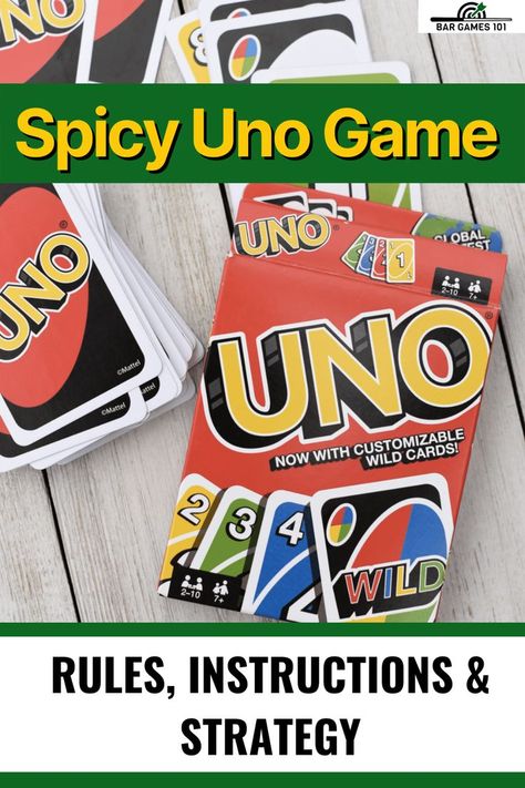 fun game Uno Game Rules, Uno Game, Game Rules, Classic Bar, Bar Games, Game Guide, Wild Card, Drinking Games, Card Game