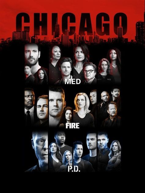 Chicago Crossover, One Chicago, Chicago Fire Department, Chicago Pictures, Jake Miller, Chicago Family, Key Art, Chicago Shows