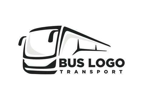 Bus Logo Design, Bus Logo, Travel Bus, Train Of Thought, Bus Travel, The Bus, Design Vector, Sticker Design, Vector Art