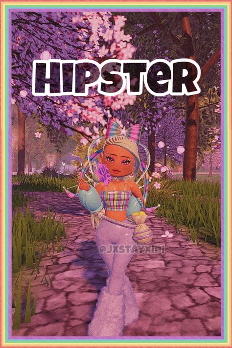 Dti Theme Hipster, Royal High Sunset Island Themes, Hipster Royale High Outfit, Sunset Island Royale High, Rh Design, Royal High Outfits Ideas Cheap, Island Outfit, Island Theme, Aesthetic Roblox Royale High Outfits