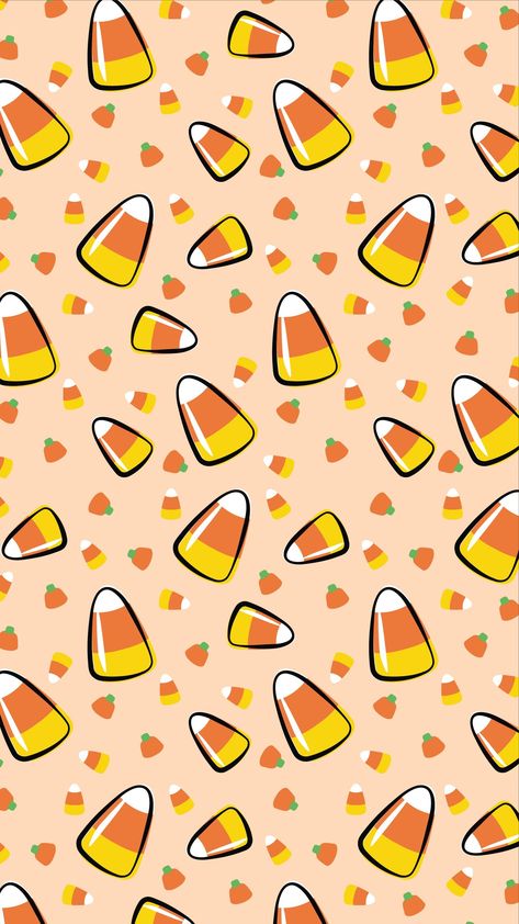 Not enough candy corn in your life? Not enough Autumn or Halloween theming in your life? This is what you need to complete your love and obsession with candy corn! Halloween Wallpaper Candy Corn, Cereal Aesthetic Wallpaper, Aesthetic Wallpapers Halloween, Candy Corn Wallpaper Iphone, Candy Corn Pictures, Cute Halloween Backgrounds Wallpapers, Backgrounds For Halloween, Candy Corn Wallpaper, Cow Print Wallpapers