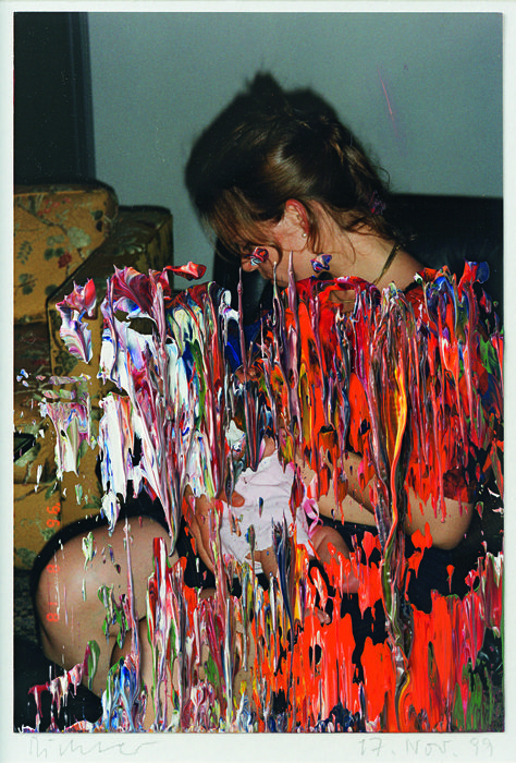 Overpainted photograph 17. Nov. 99 by Gerhard Richter ©Gerhard Richter 2017 (1305) Gerhard Richter Abstract, Painting On Photographs, Gerhard Richter Painting, Cindy Sherman, Cy Twombly, Gerhard Richter, Joan Mitchell, Jeff Koons, Damien Hirst