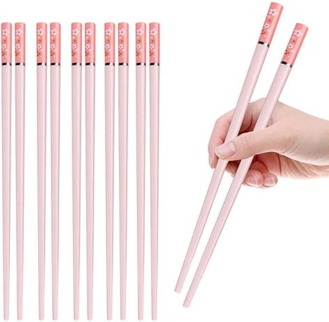 Pink Chopsticks, Korean Chopsticks, Kids Chopsticks, Pink Amazon, Japanese Chopsticks, Bento Box, Chopsticks, Chopsticks Set, Asian Recipes