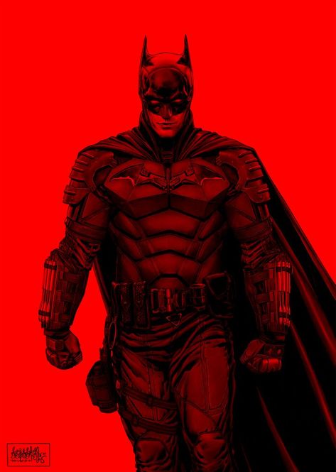 Batman Robert Pattinson, Red Batman, Der Joker, Batman Drawing, Batman Pictures, Batman Poster, Univers Dc, Batman Artwork, Batman Wallpaper