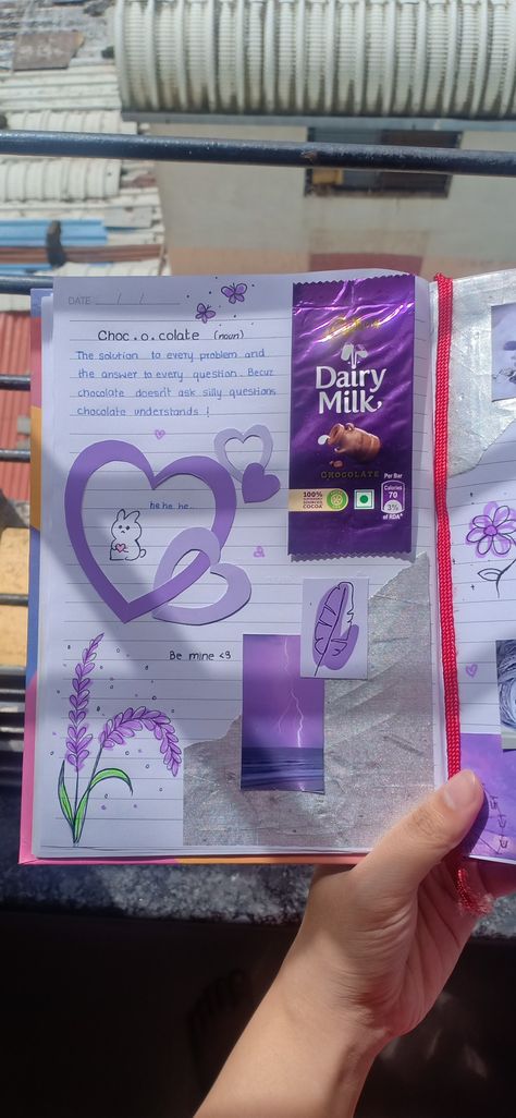 Dairy Book Making Ideas, Diary Craft Ideas, Slam Book Ideas For Friends, Dairy Making Ideas Craft, Slam Book Ideas Design, Chocolate Journal Ideas, Dairy Making Ideas, Slam Book Ideas, Birthday Quotes For Sister