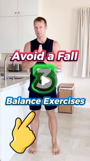 Grow Young Fitness on Instagram: "Avoid a fall and practice these balance exercises with me! #seniorfitness #fallprevention #fitnesstips #athomeworkouts #beginnerexercise" Balance Exercises Stability, Forward Head Posture Correction, Balance Workouts, Improve Balance Exercises, Osteoporosis Exercises, Simple Workout Routine, Therapy Exercises, Stability Exercises, Easy Exercise