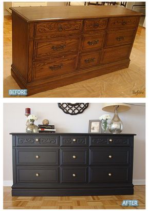 Refurbished Furniture, Update Bedroom, Dressers Makeover, Refinished Furniture, Diy Dresser, Furniture Rehab, Dresser Makeover, Furniture Restoration, Flipping Furniture