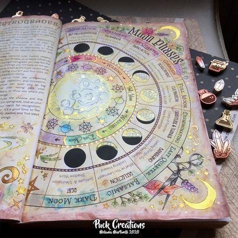 Moon Magic Book, Spell Book Art, Amy Cesari, Witch Journal, Moon Journal, Grimoire Book, Spiritual Journals, Book Of Shadow, Witch Spell Book