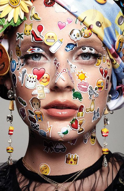 #vforvirtual at #vforvintage Jamie Nelson, Girl Emoji, Face Stickers, Beauty Editorial, Top Beauty Products, Advertising Photography, Andy Warhol, Photography Inspo, Guardians Of The Galaxy