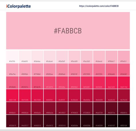 Pink Color Chart, Pantone Color Book, Space Information, Color Palette From Image, Hexadecimal Color, Christmas Color Palette, Salmon Pink Color, Hex Color, Purple Color Palettes