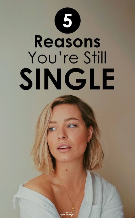 If you've been out of the dating world for years, you can start to lose hope that you'll find a potential mate. You may think it's outside forces working against you, but the truth is that you are the reason why you're single. Whether you have low self-esteem, are afraid to commit, or are too boring, you can fix these ills that keep you from your relationship potential. 40 And Single Woman Life, Single At 40, Forever Single, Single Forever, Different Types Of People, Waiting On God, Still Single, Healthy Advice, Dating World