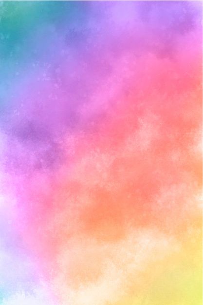 Rainbow Watercolor Wallpaper, Rainbow Ombre Background, Watercolor Phone Backgrounds, Rainbow Colour Background, Watercolor Gradient Background, Ombre Background Painting, Watercolour Background Ideas, Rainbow Background Aesthetic, Rainbow Gradient Wallpaper