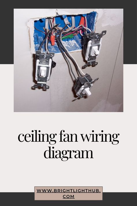 ceiling fan wiring diagram Choosing Light Bulbs, Ceiling Fan Wiring, Simple Ceiling Fan, Simple Ceiling, Breaker Box, Canopy Cover, Stair Steps, Step Ladder, Incandescent Lighting