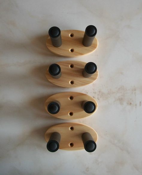 Make your own ukulele wall hanger Wooden Guitar Hanger, Ukulele Hanging On Wall, Guitar Hanger Ideas, Diy Guitar Stand, Ukulele Holder, Wall Pegs, Ukulele Wall Mount, Ukulele Hanger, Guitar Storage