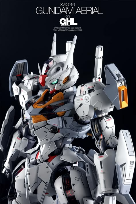 Gundam Aerial Custom, Aerial Gundam, Gundam Wing Zero, Gundam Pose, Gundam Aerial, Wing Zero, Robot Design Sketch, Lily Wallpaper, Gundam Toys