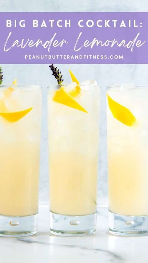 Lavender Lemonade Cocktail, Lemonade Cocktail Recipe, Prickly Pear Margarita, Lavender Cocktail, Lemon Vodka, Batch Cocktails, Drink Garnishing, Lemonade Cocktail, Culinary Techniques