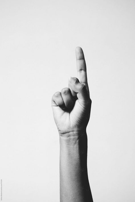 Hand Of A Woman Pointing A Finger Against A White Background. | Stocksy United Pointing Finger Illustration, Finger Photography, Hand Collage, Hand Photos, Hand Pointing, Hand Wallpaper, Status Wallpaper, Pointing Finger, Finger Pointing