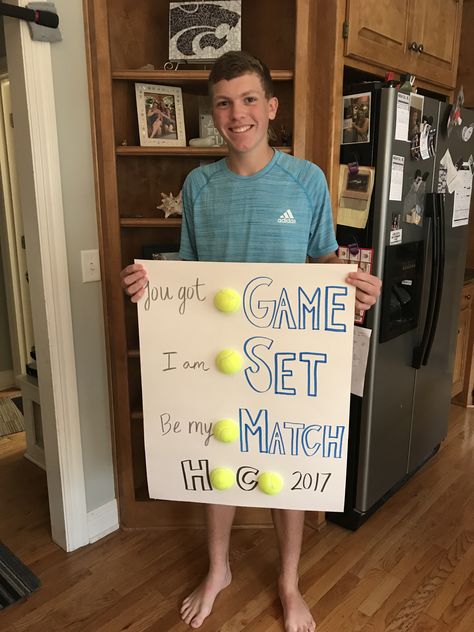 Homecoming proposal Shoe Homecoming Proposal, Tennis Themed Hoco Proposal, Tennis Promposal Ideas, Promposal Ideas Tennis, Tennis Hoco Proposals Ideas, Tennis Homecoming Proposal Ideas, Tennis Prom Proposal, Tennis Hoco Signs, Tennis Homecoming Proposal