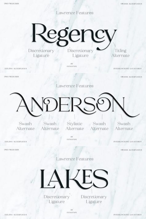 Lawrence Font Duo from Fenotype Kombinasi Font, Cute Fonts Alphabet, Best Cursive Fonts, Fonts To Download, Font Love, Alfabet Font, Canva Fonts, Luxury Font, Desain Quilling