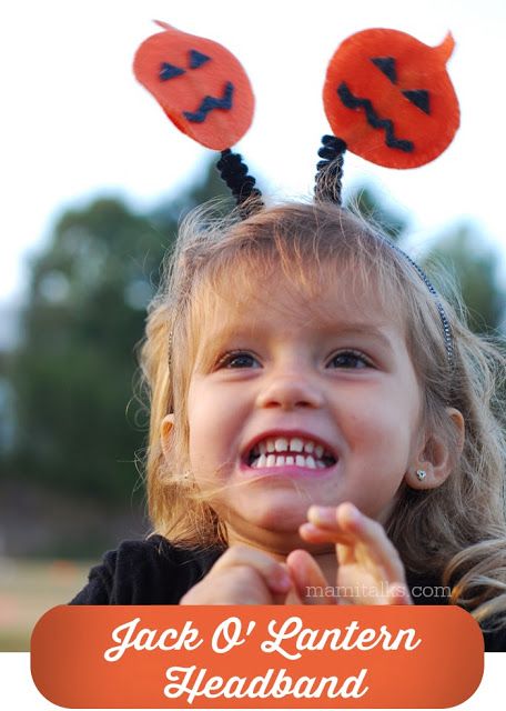 Jack O' Lantern Halloween Headband DIY Halloween Headband Diy, Diy Halloween Headbands, Mami Talks, Picado Banner, Tissue Paper Craft, Headband Diy, Tissue Paper Crafts, Succulent Favors, Halloween Headband