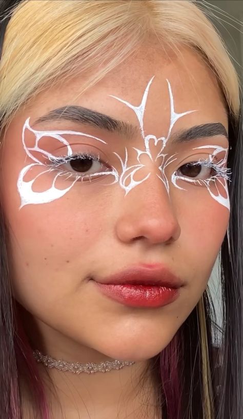 Funky Makeup, Makeup Drawing, Face Art Makeup, Rave Makeup, Swag Makeup, Ethereal Makeup, Unique Makeup, Dope Makeup, Edgy Makeup