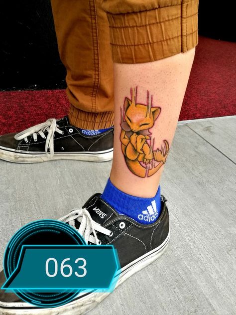 Tattoo uploaded by Matthew Edge • Got to tat them all #abra #pokemontattoo #fusiononk #solidink #pokemon #tattooapprentice • 438575 • Tattoodo Abra Tattoo Pokemon, Koffing Pokemon Tattoo, Abra Tattoo, Abra Pokemon, Pokemon Tattoos, Hawk Tattoo, 151 Pokemon, Pokemon Tattoo, Tattoo Apprentice