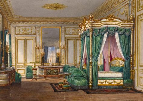 This fanfiction tell the story of lacie Virdell, and how she came to … #romance #Romance #amreading #books #wattpad Bedroom Illustration, Royal Room, Castle Rooms, Royal Bedroom, Antique Architecture, Historical Interior, Victorian Bedroom, Palace Interior, Fantasy Rooms