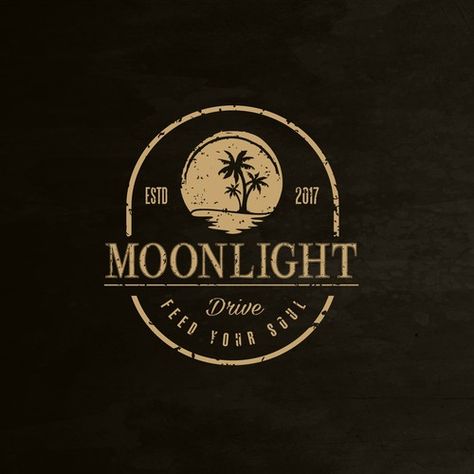 Moonlight Drive - Design a great organic, earthy logo for Beachside Bar/Restaurant Social bar/restaurant, located on the beach, with a summery Mediterranean/ Balinese/ Latin feel. Shared plates, cocktail Mediterranean Logo, Earthy Logos, Social Bar, Bar Restaurant, Cocktail Bar, Logo Design Contest, Balinese, Monogram Logo, Restaurant Bar