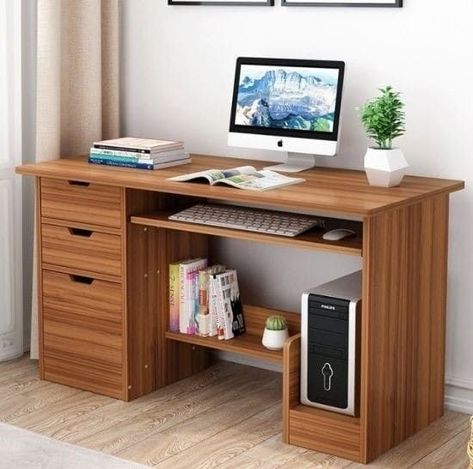 Study table available DM for order #namaslay #namaslaycustomstore #namaslaydecor Workspaces Design, Study Table Ideas, Study Table Design, Wooden Study Table, Computer Table Design, Computer Desk Design, Office Desk Designs, Study Table Designs, Office Table Design