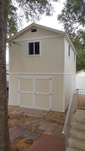 Two Story Shed, 2 Story Shed, 2 Story Garage, Tuff Shed, Shed Home, Shed To Tiny House, Concrete Block, Snoopy Quotes, Oregon Washington