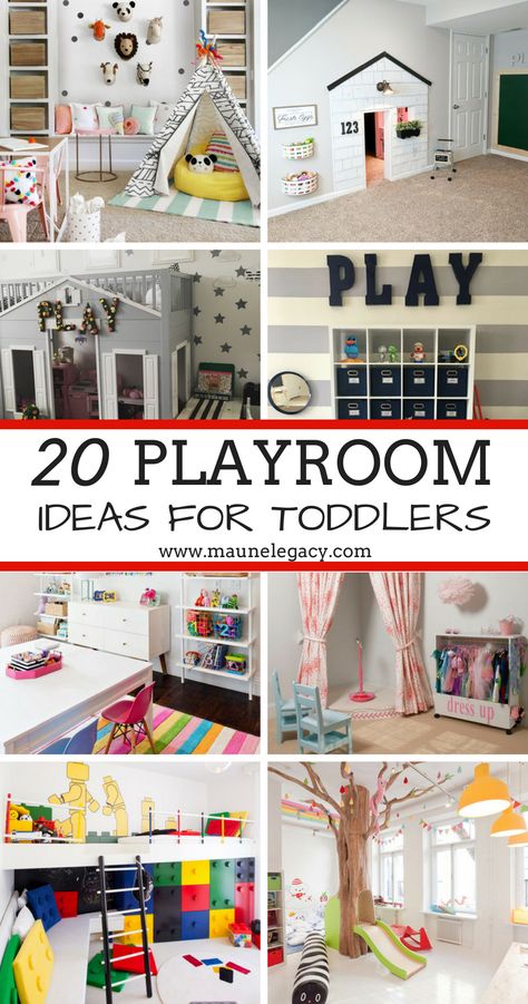 Organized Toys, Playroom Ideas For Toddlers, Upstairs Playroom, Grandkids Playroom, Ideas Habitaciones, Basement Playroom, Boys Playroom, Girls Playroom, Toddler Playroom