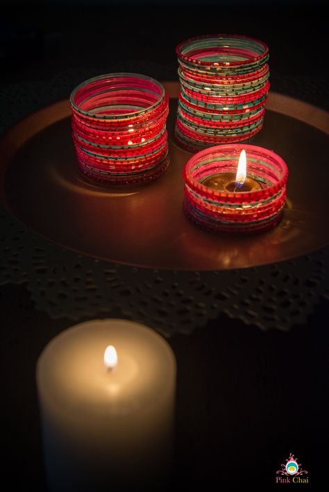 Indian Diwali Decor, Diy With Bangles Home Decor, Diwali Decore Ideas At Home, Diwali Centerpieces, Diwali Diy Decor, Diy Home Wedding Decorations, Diy Diyas Diwali, Diy Diwali Decor, Diwali Decoration Items Diy