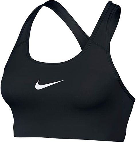 Amazon.com: Women's Nike Swoosh Sports Bra: Nike: Clothing Nike Bra, Best Sports Bras, Sport Nike, Tops Nike, Medium Support Sports Bra, Top Nike, Nike Classic, White Sports Bra, Nike Sports Bra