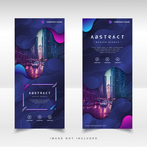 Modern roll up vertical banner with gradient liquid abstract background Premium Vector Booth Poster Design, Vertical Banner Design Creative, Roll Up Design Inspiration Rollup Banner, Event Banner Design Inspiration, Roll Ups Design, Roll Up Banner Design Inspiration, Xbanner Design, Event Banner Design, Promotion Banner Design