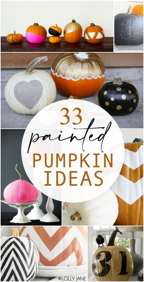 Happy Fall Pumpkin Painting, Paint Your Pumpkin Ideas, Painted Pumpkins Fall Decor, Pumpkin Painting Ideas For Thanksgiving, Painting Fall Pumpkins Ideas, Pumpkin Painting Ideas Fall Cute Easy, Painted Craft Pumpkins, Painting Craft Pumpkins, Painted Pumpkins Thanksgiving