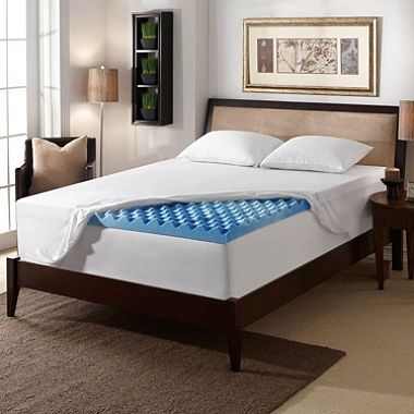 Serta 3" Gel Memory Foam Airflow Topper (Assorted Sizes) - Sam's Club Construction Bedroom, Bed Frame Sets, Queen Memory Foam Mattress, Cooling Mattress Pad, Mattress Toppers, Wood Bunk Beds, Gel Beads, Memory Foam Mattress Topper, Foam Mattress Topper