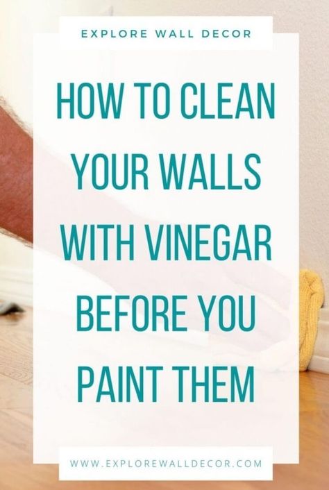 Wash Walls Before Painting, Washing Walls Before Painting, Cleaning Walls And Baseboards, Prepping Walls For Painting, How To Wash Walls, Clean Your Walls, Wash Walls, Clean Walls, Green Cleaning Recipes