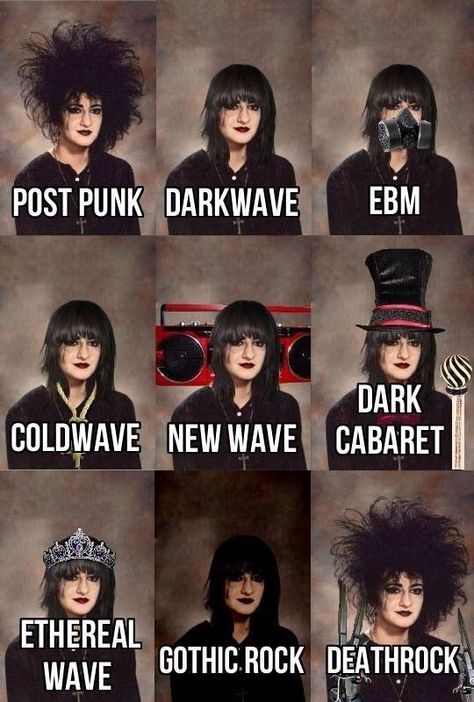 Warning: Possible Goth Triggers Gothic Fashion Aesthetic, Post Punk Aesthetic, Goth Humor, Goth 80s, Gothic Rock Bands, Goth Memes, Goth Bands, Goth Music, Punk Culture