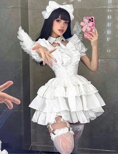 Anime School, Cosplay Kawaii, Girl Cat, Kawaii Fashion Outfits, Really Cute Outfits, Kawaii Clothes, Character Outfits, Lolita Fashion, Fashion Poses