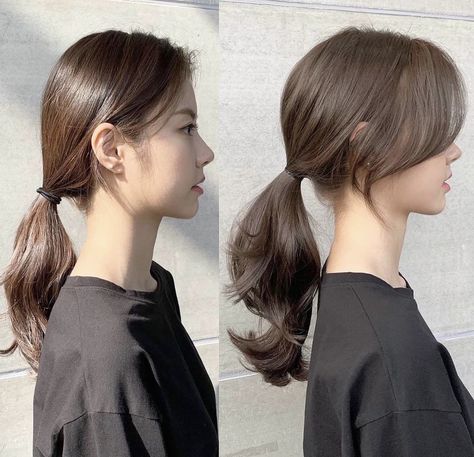 Korean Long Hair, Ulzzang Aesthetic, Hair Korean, Hair Inspiration Long, Bangs With Medium Hair, Hairstyles For Layered Hair, Hair Arrange, Shot Hair Styles, Haircuts For Medium Hair