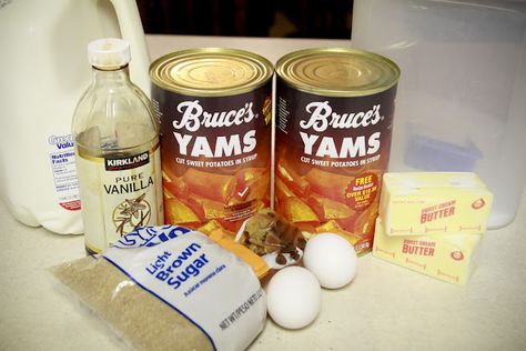 Candied Yams Recipe~ The best in the world! - Tips from a Typical Mom Yams From A Can Recipes, Can Yams Recipe Easy, Bruces Yams Recipe, Best Candied Yams, Can Yams Recipe, Stove Top Candied Yams, Canned Sweet Potato Recipes, Best Candied Yams Recipe, Yams With Marshmallows