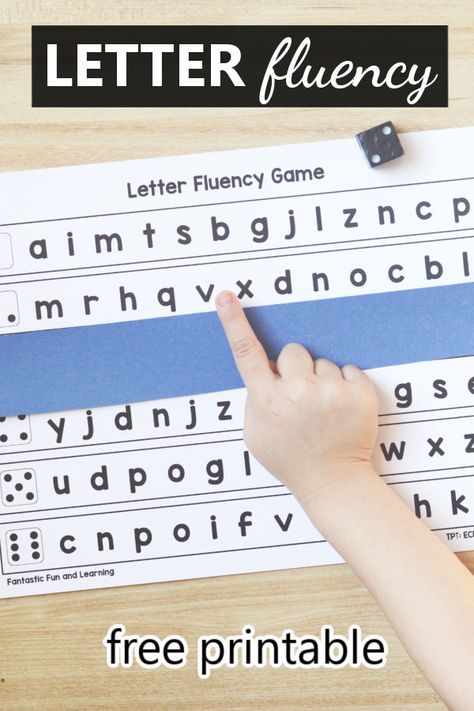 Alphabet Fluency Activities, Letter Sound Fluency Activities, Letter Fluency Kindergarten Free, Free Phonics Printables Kindergarten, Letter Review Games, Acadience Reading, Letter Naming Fluency Activities, Reading Manipulatives, Kindergarten Alphabet Activities