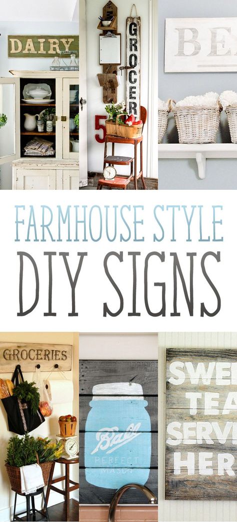 True Farmhouse, Cottage Market, Dekor Diy, One Home, Farmhouse Sign, Decor Guide, Easy Home Decor, The Cottage, Farmhouse Signs