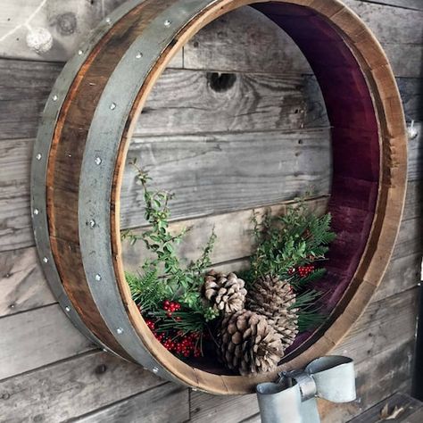 Wine barrel sink