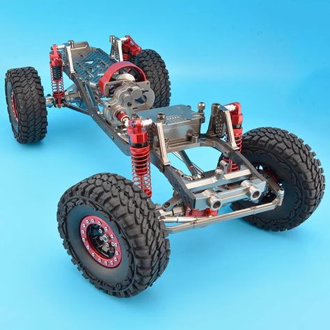 RC CNC Alloy SCX10 Chassis Carbon Frame 1/10 Scale 4WD Rock Crawler Frame Kit Assembled _ - AliExpress Mobile Rc Rock Crawler, Cheap Frames, Rock Crawler, Vehicle Design, Remote Control Toys, Cool Cars, Monster Trucks, Hobbies, Online Shop